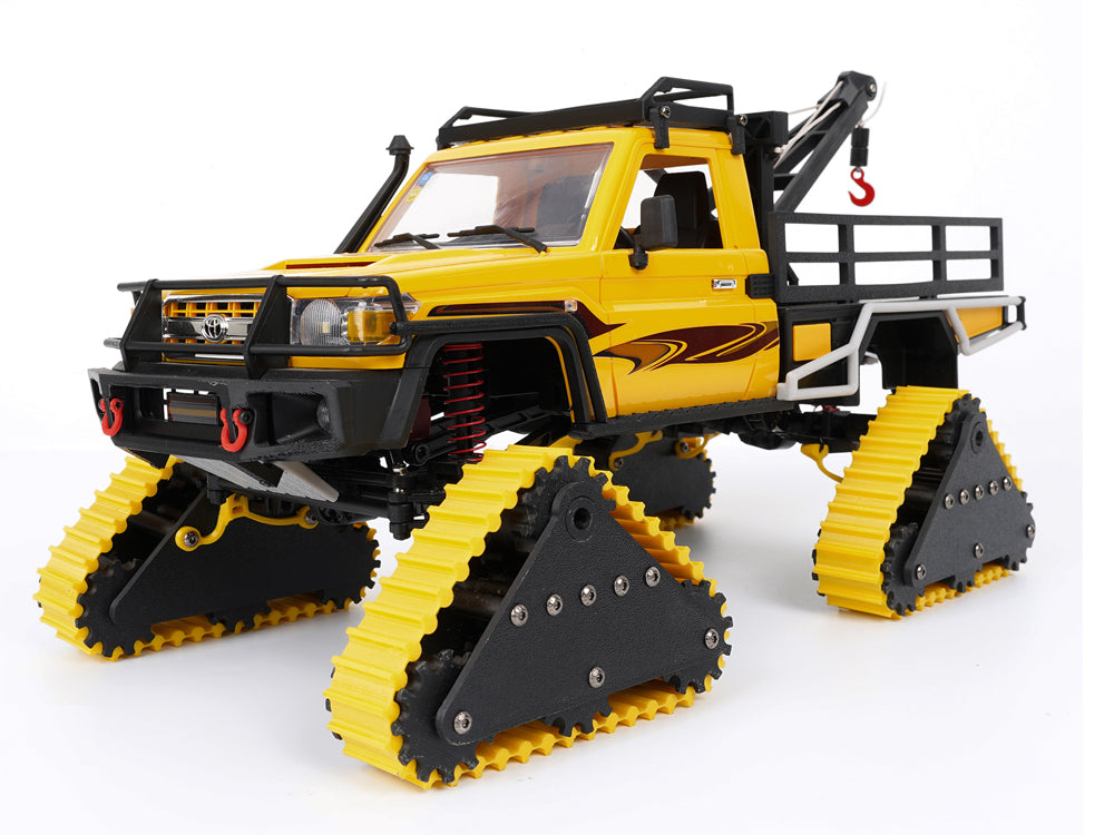 ARRISHOBBY MN-82T 対応 3Dプリント三角クローラーセット&車体プロテクション外装キット RC改造パーツ