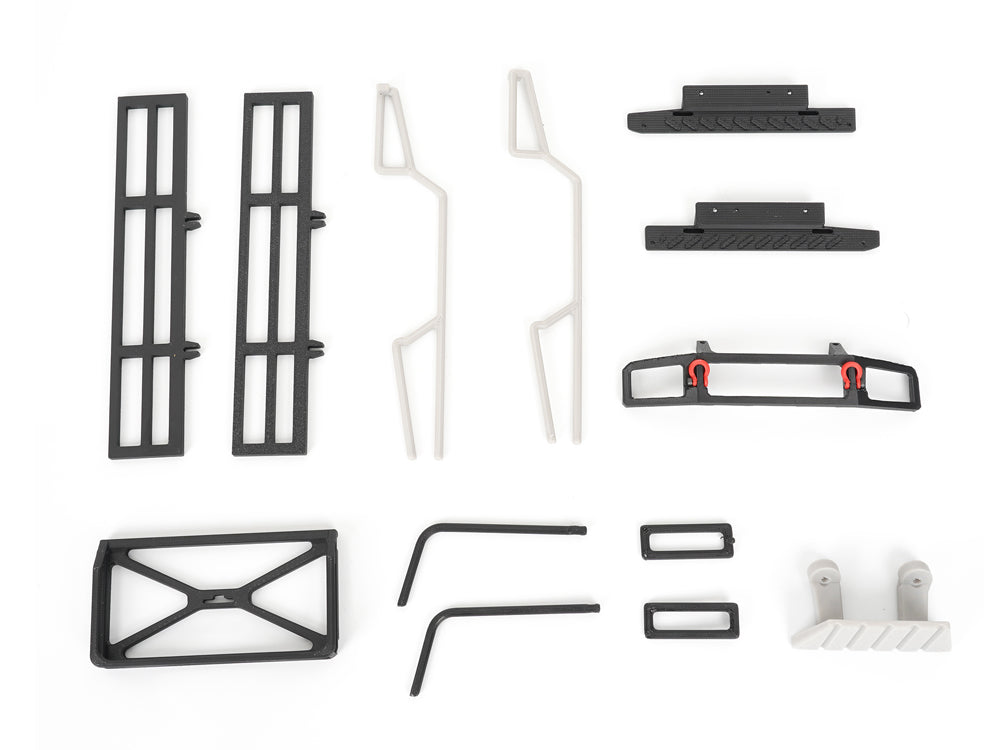 ARRISHOBBY MN-82T 対応 3Dプリント三角クローラーセット&車体プロテクション外装キット RC改造パーツ