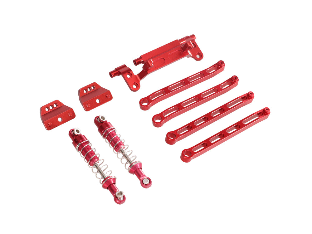 MN MODEL ラジコンカー用アルミ製 ショックマウント シャーシリンク ダンパーセット アップグレードパーツ