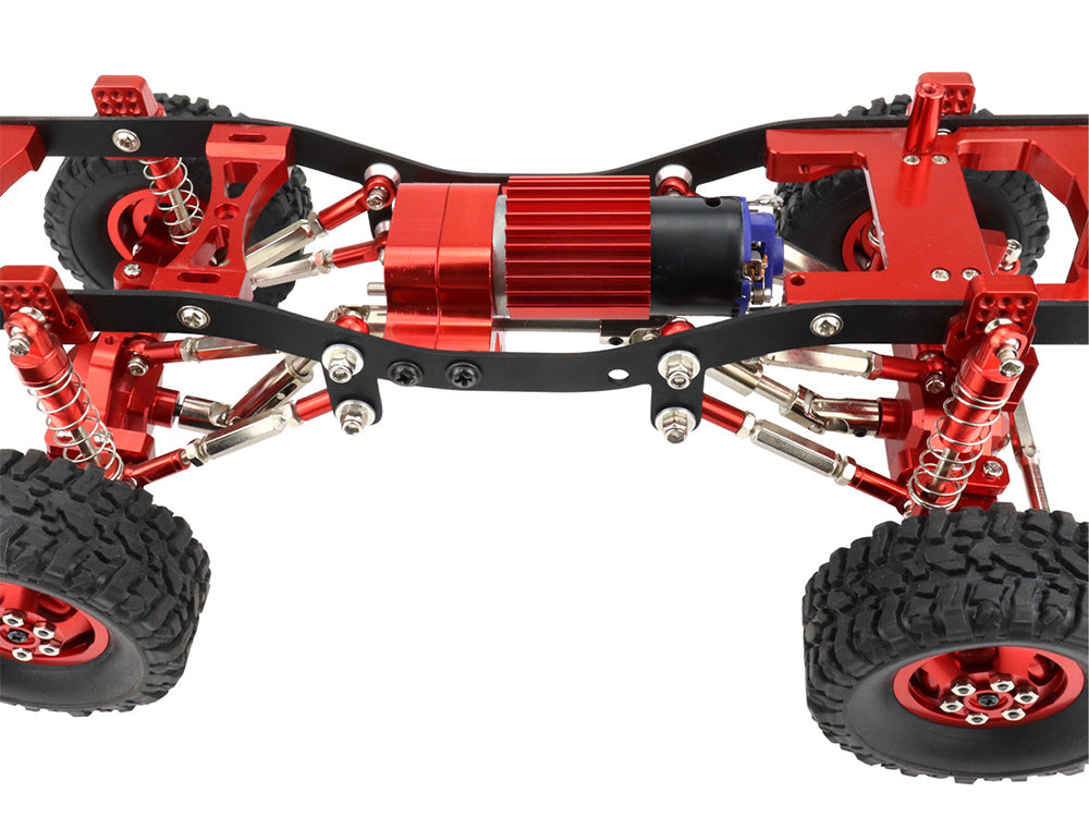 金属製アップグレードショックアブソーバーブラケットWPL 1/16 MN MODEL 1/12