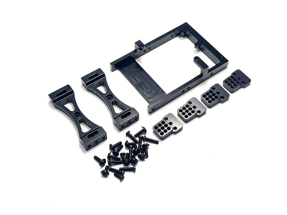 金属サーボケース RCカーアップグレード改造パーツ MN MODEL /WPL RCカーに対応