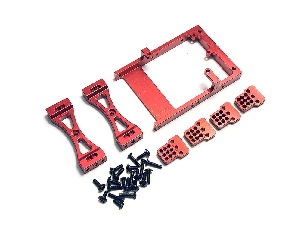 金属サーボケース RCカーアップグレード改造パーツ MN MODEL /WPL RCカーに対応