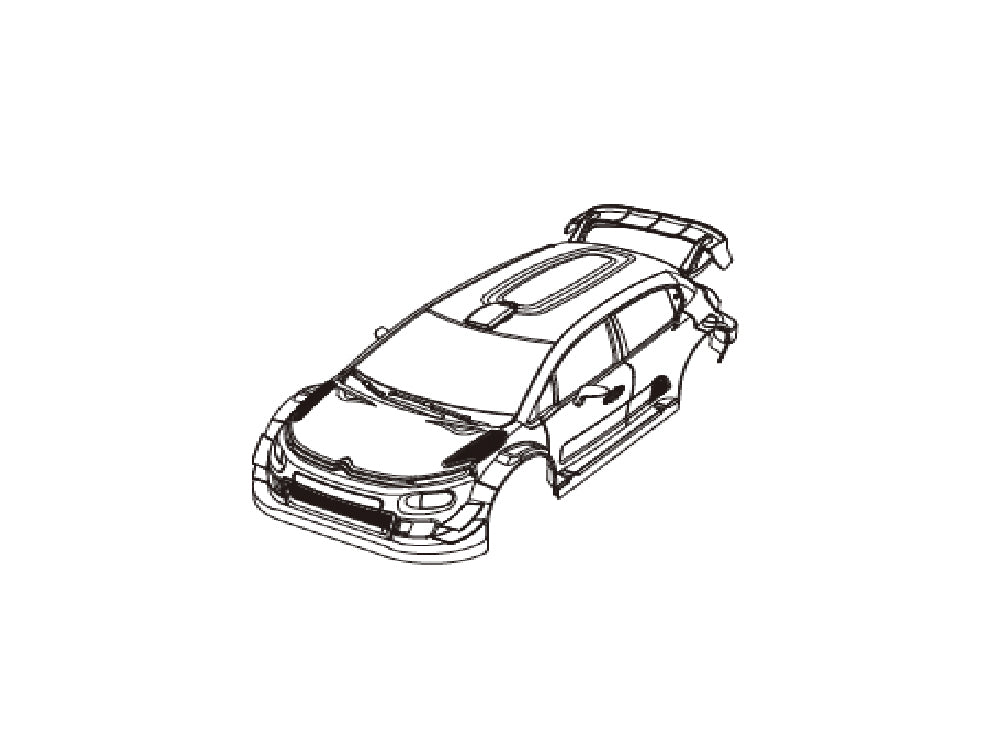 MJX 10303 1/10 RCドリフトカー ボディ