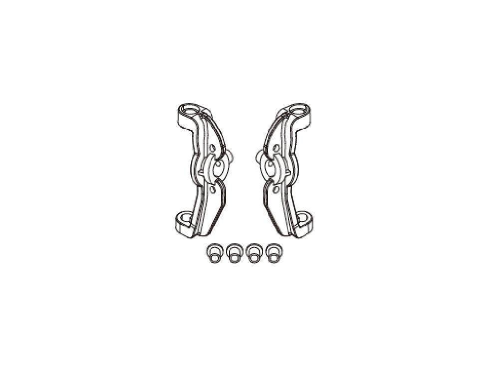 MJX Hyper Go H12P/H12Y用フロントアクスルマウント 純正交換パーツ