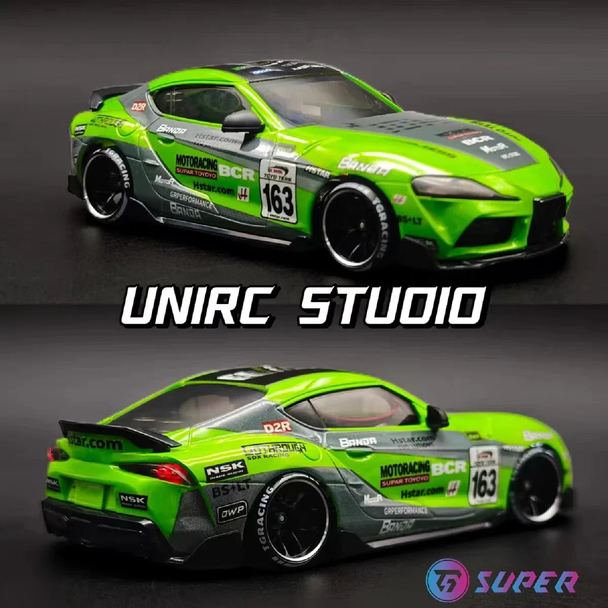 TG Super RWD AWD プラスチックボディシェル グラフィックタイプ