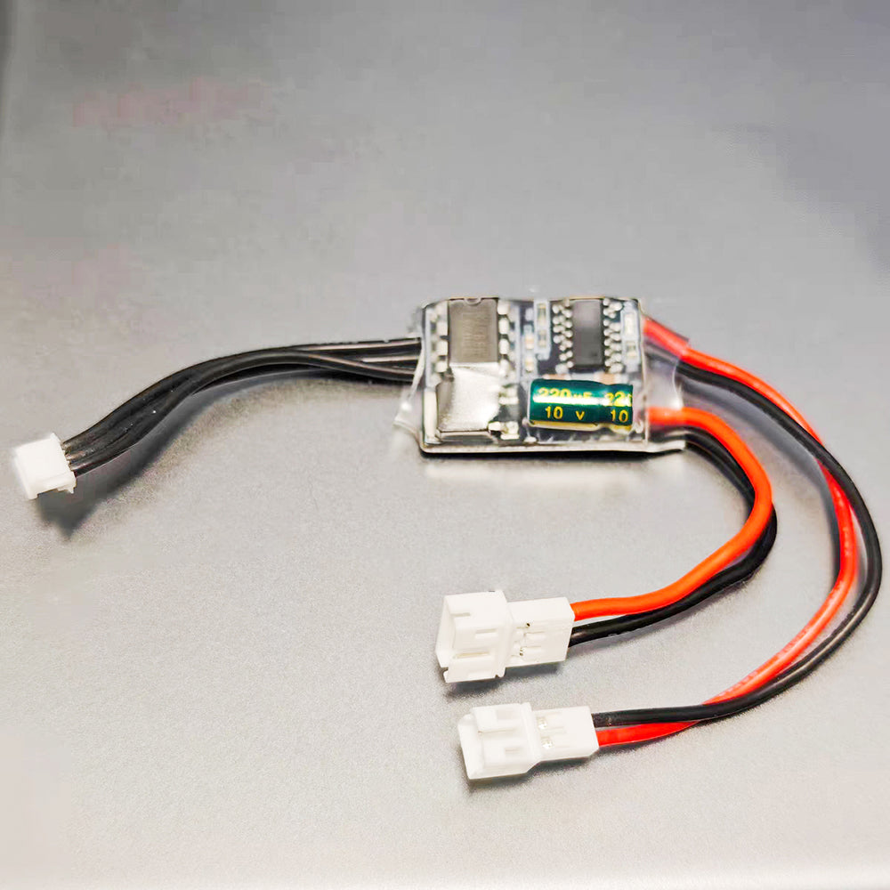 UNIrc マイクロRC用 10A ブラシ付きESC 蚊車対応 4WD / RWD 対応 ケースなし