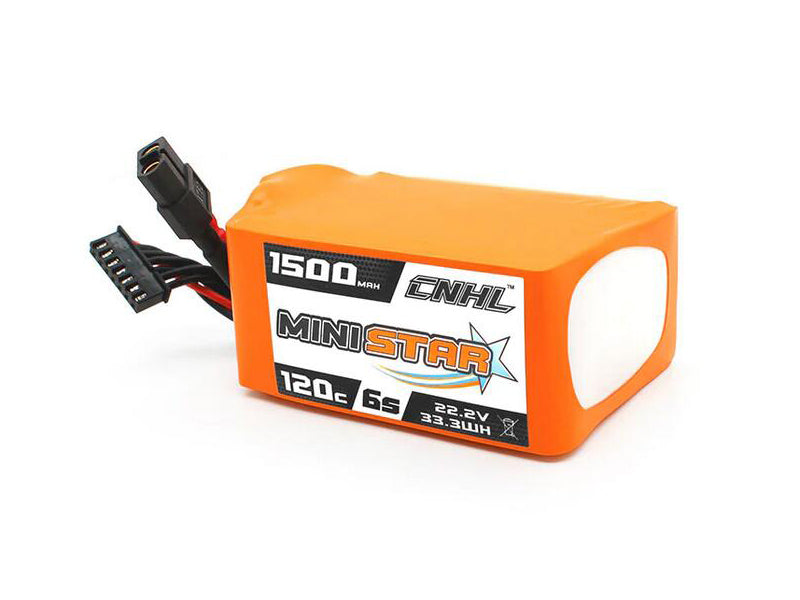 CNHL MiniStar 1500mAh 22.2V 6S 120Cリポバッテリー