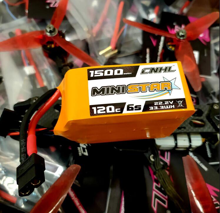 CNHL MiniStar 1500mAh 22.2V 6S 120Cリポバッテリー