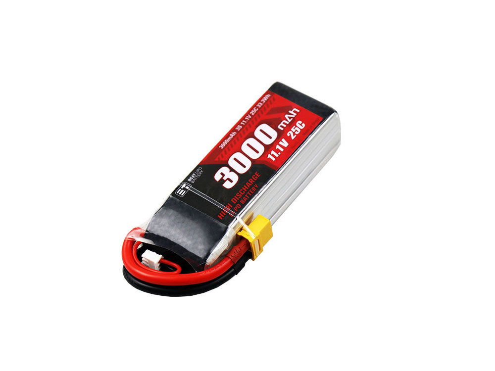 BT 3000mAh リポバッテリー|RCカー用 2S/3S 電池| 高速オフロードラジコンカー対応