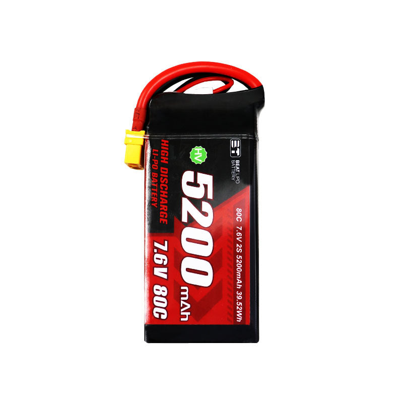 BT 5200mAh リポバッテリー|RCカー用 2S/3S 50C/80C電池| 高速オフロードラジコンカー対応
