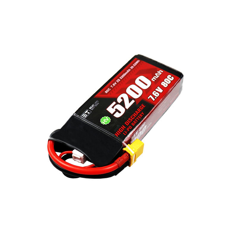 BT 5200mAh リポバッテリー|RCカー用 2S/3S 50C/80C電池| 高速オフロードラジコンカー対応