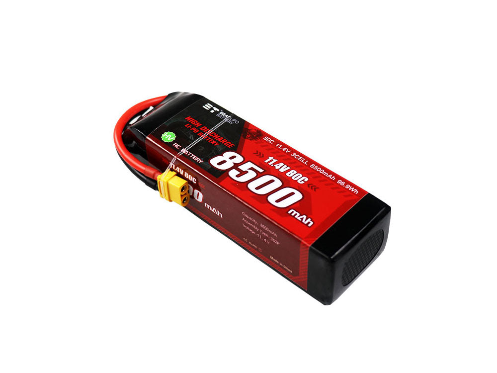 BT 8500mAh リポバッテリー|RCカー用 2S/3S 80C電池| 高速オフロードラジコンカーなど対応