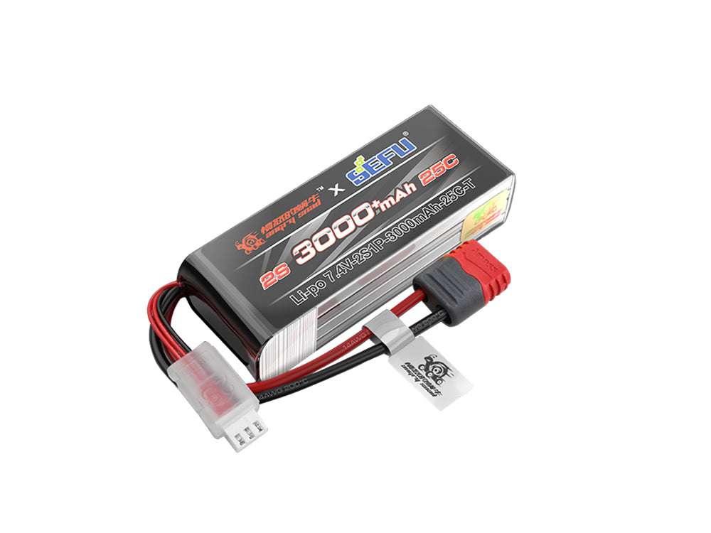 MJX B2S30 2S 7.4V 3000mAh 25C リポバッテリー ラジコンカー対応