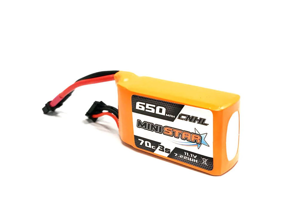 CNHL MiniStar 3S 11.1V LiPoバッテリー 450/650/850mAh 高出力 FPVドローン用 XT30Uコネクタ付き 2本セット