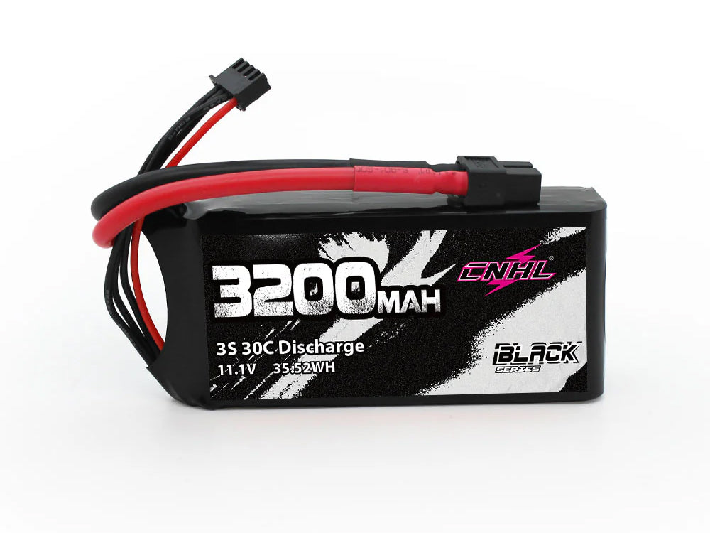 CNHL Black Series 3200mAh 11.1V 30C 3S ショーティー LiPoバッテリー XT60プラグ RCカー/クローラー用