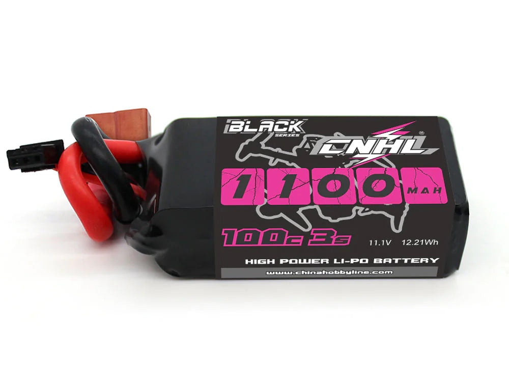 CNHL Black Series 1100mAh/ 2000mAh 11.1V 3S 100C LiPoバッテリーRCカー・ドローン・FPV対応