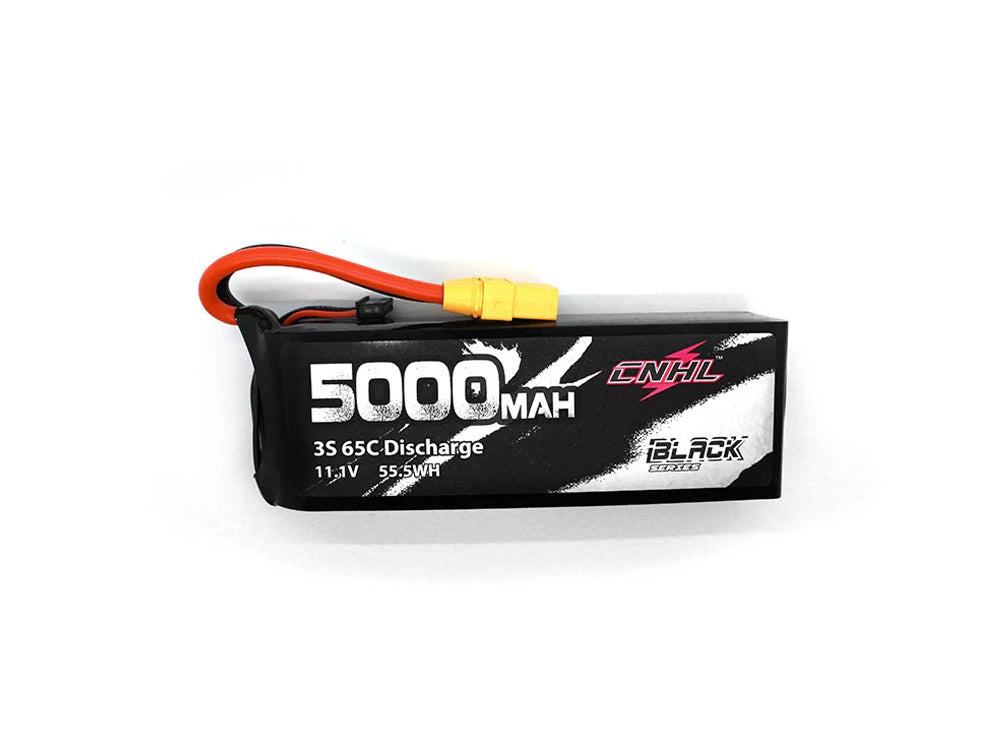 CNHL Black Series 5000mAh 11.1V 3S 65C LiPoバッテリー XT90 RCカー/RC飛行機用 高出力リポバッテリー