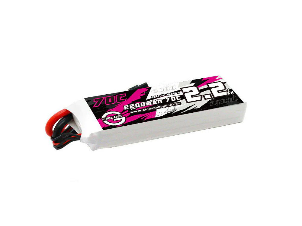 CNHL G+Plus 2200mAh/5000mAh 7.4V 2S 70C リポバッテリー RCカー/RCボート/RC飛行/RC飛行機用