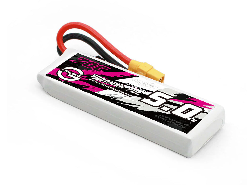 CNHL G+Plus 2200mAh/5000mAh 7.4V 2S 70C リポバッテリー RCカー/RCボート/RC飛行/RC飛行機用