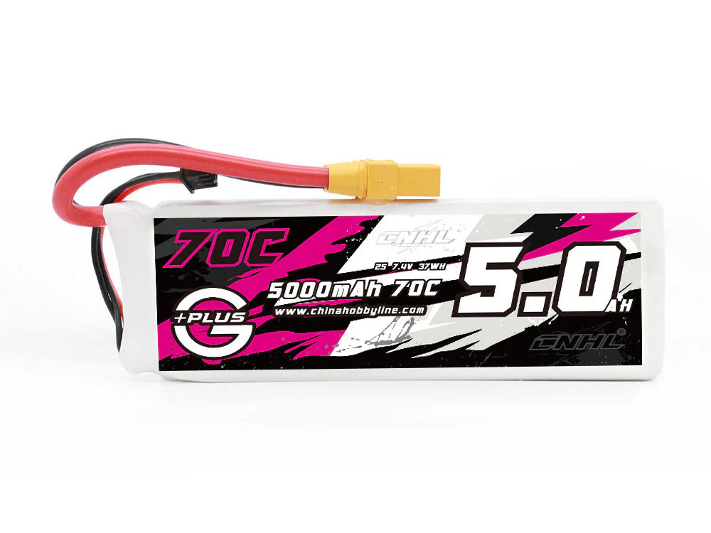 CNHL G+Plus 2200mAh/5000mAh 7.4V 2S 70C リポバッテリー RCカー/RCボート/RC飛行/RC飛行機用
