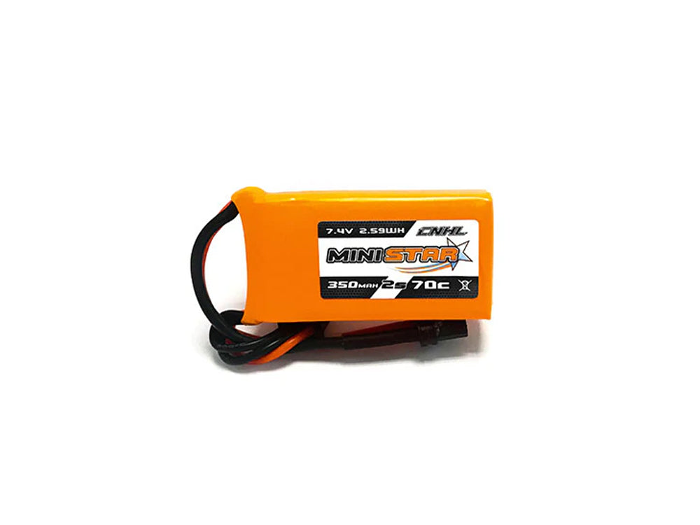 CNHL MiniStar 350mAh 7.4V 2S 70C Lipoバッテリー(XT30Uコネクター付き) FPVドローンに対応 3本セット
