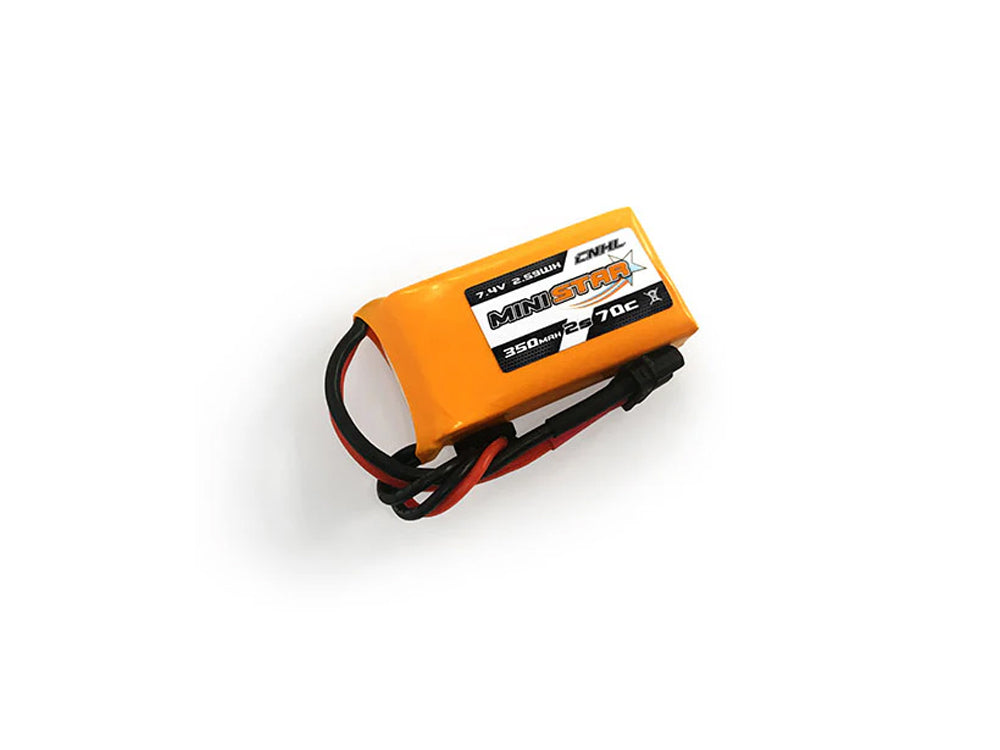 CNHL MiniStar 350mAh 7.4V 2S 70C Lipoバッテリー(XT30Uコネクター付き) FPVドローンに対応 3本セット