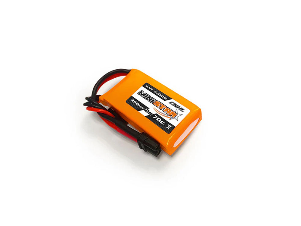 CNHL MiniStar 350mAh 7.4V 2S 70C Lipoバッテリー(XT30Uコネクター付き) FPVドローンに対応 3本セット