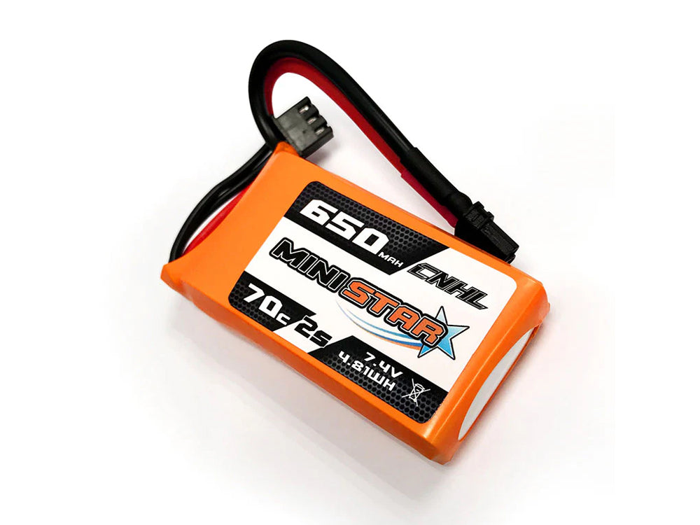 CNHL MiniStar 2S 7.4V 70C Lipoバッテリー 650mAh / 850mAh FPVドローン/RCボートなど対応2本セット
