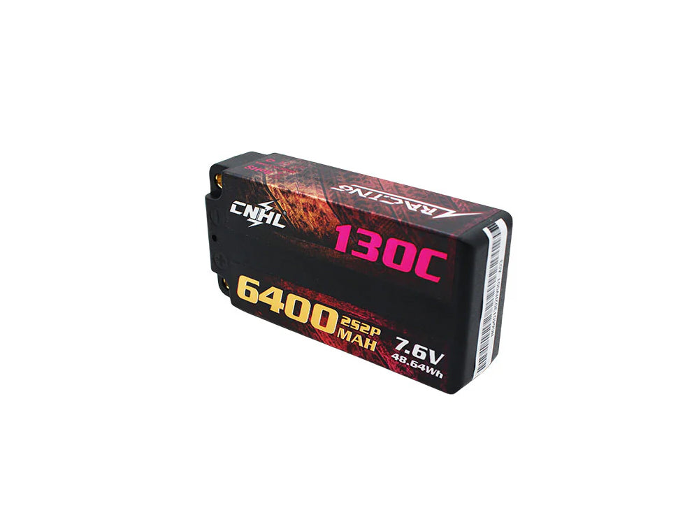 CNHL Racing Series LiHV 7.6V Shorty LiPo バッテリー 4600mAh / 6400mAh 130C RCカー・RCボート・RC飛行機対応 XT60付き