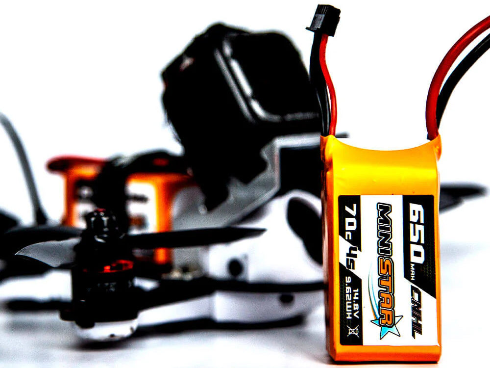 CNHL MiniStar 650mAh 14.8V 4S 70C LiPoバッテリー (XT30Uコネクタ付き) 2本セット