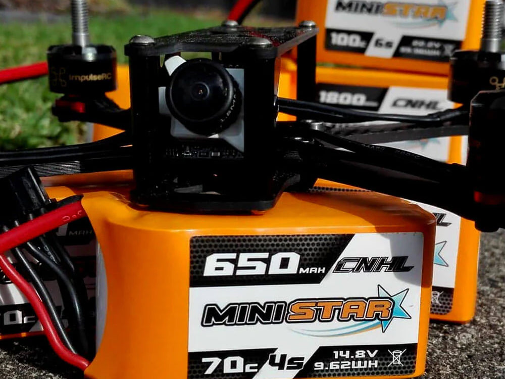 CNHL MiniStar 650mAh 14.8V 4S 70C LiPoバッテリー (XT30Uコネクタ付き) 2本セット