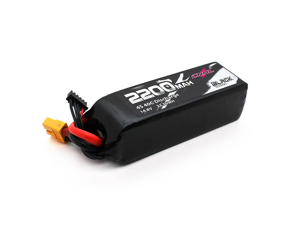 CNHL Black Series 4S 14.8V リポバッテリー 2200mAh / 5000mAh 30C~65C XT60 / XT90 プラグ付き RC飛行機/RCカー/RCボートなど対応