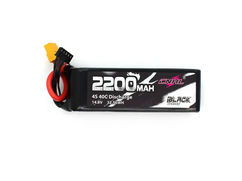 CNHL Black Series 4S 14.8V リポバッテリー 2200mAh / 5000mAh 30C~65C XT60 / XT90 プラグ付き RC飛行機/RCカー/RCボートなど対応