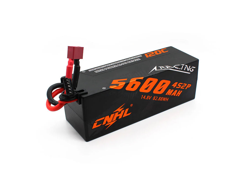 CNHL Racingシリーズ 4S リポバッテリー 5600mAh / 6600mAh 14.8V 120C ハードケース T/ディーンプラグ付き RCカー/RC飛行機/RCボートなどに対応
