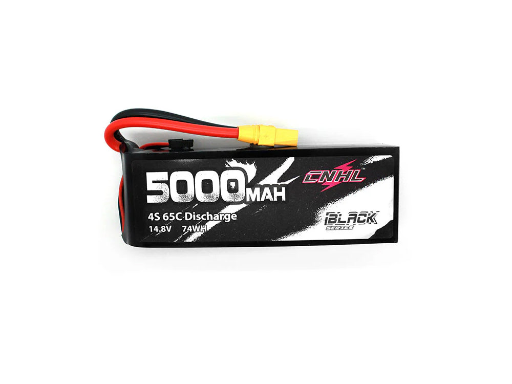 CNHL Black Series 4S 14.8V リポバッテリー 2200mAh / 5000mAh 30C~65C XT60 / XT90 プラグ付き RC飛行機/RCカー/RCボートなど対応