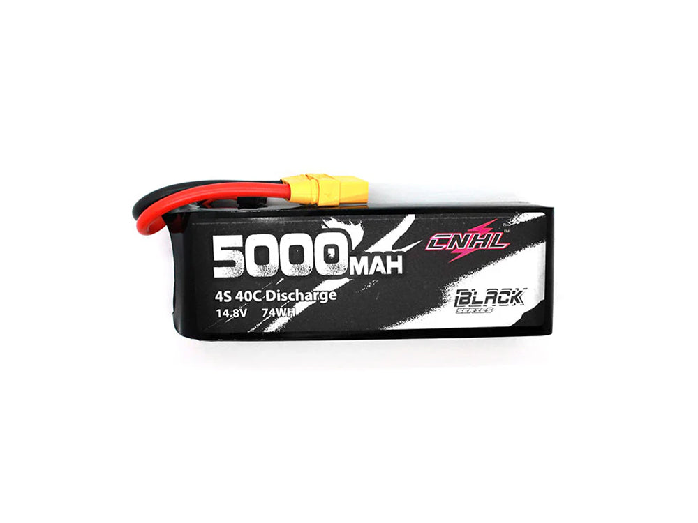 CNHL Black Series 4S 14.8V リポバッテリー 2200mAh / 5000mAh 30C~65C XT60 / XT90 プラグ付き RC飛行機/RCカー/RCボートなど対応