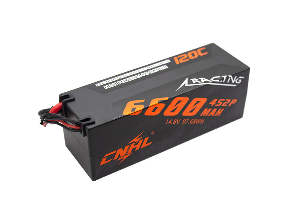 CNHL Racingシリーズ 4S リポバッテリー 5600mAh / 6600mAh 14.8V 120C ハードケース T/ディーンプラグ付き RCカー/RC飛行機/RCボートなどに対応