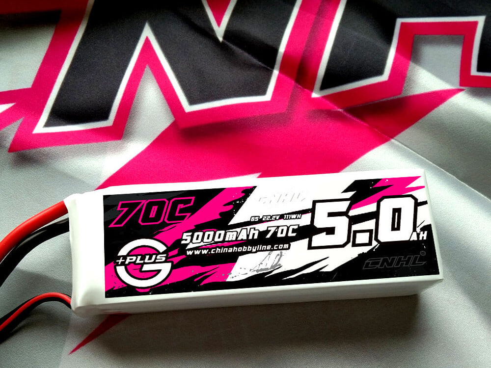 CNHL G+Plus 5000mAh / 6000mAh 22.2V 6S 70C LiPo バッテリー(XT90プラグ付き) RCカー/RC飛行機/RCボートなど対応