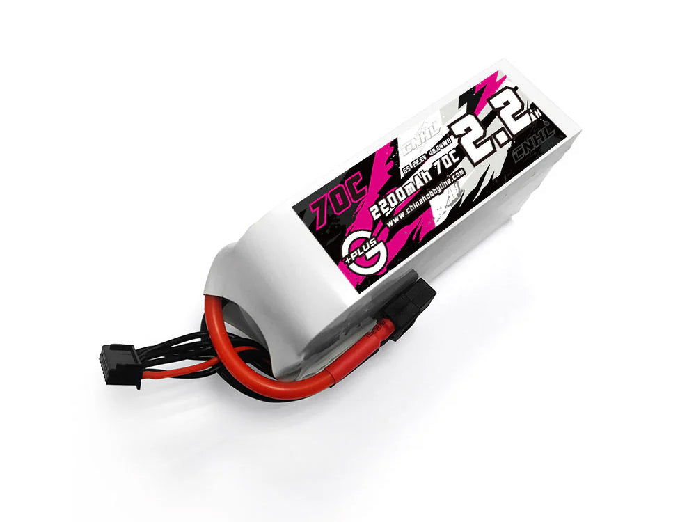 CNHL G+Plus 6S LiPoバッテリー 2200mAh / 3000mAh 22.2V 70C XT60/XT90プラグ RC飛行機・ヘリ・カー・ボート用