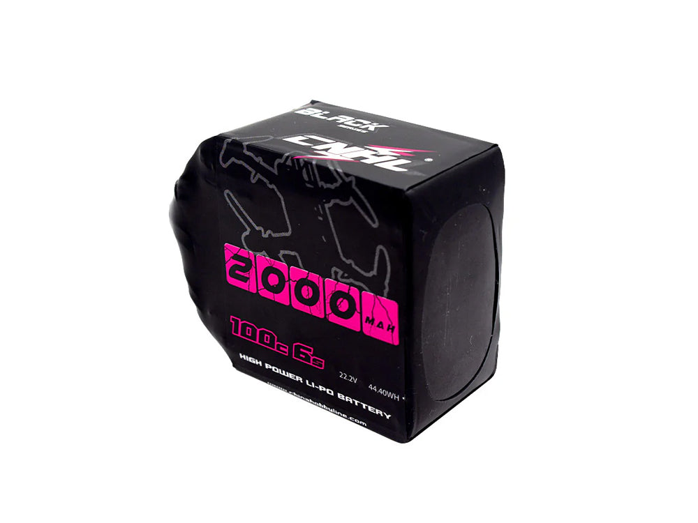 CNHL Black Series 6S 100C リポバッテリー 2000mAh 22.2V XT60プラグ付き - FPV・ドローン・RCカー用 超高放電リポバッテリー