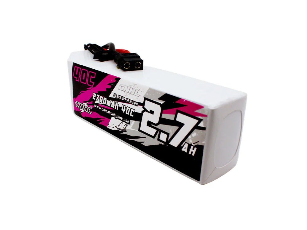 CNHL 6S リポバッテリー 2700mAh/3700mAh 22.2V 40C 大容量 高放電 RC用 ラジコン バッテリー XT60プラグ付き