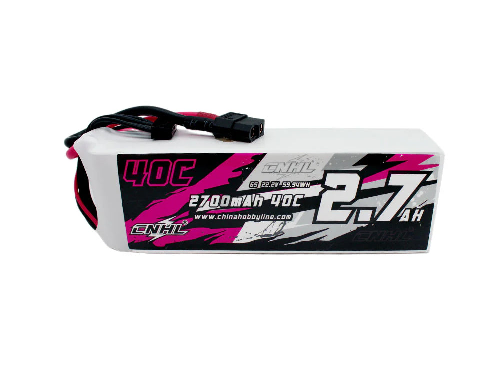 CNHL 6S リポバッテリー 2700mAh/3700mAh 22.2V 40C 大容量 高放電 RC用 ラジコン バッテリー XT60プラグ付き