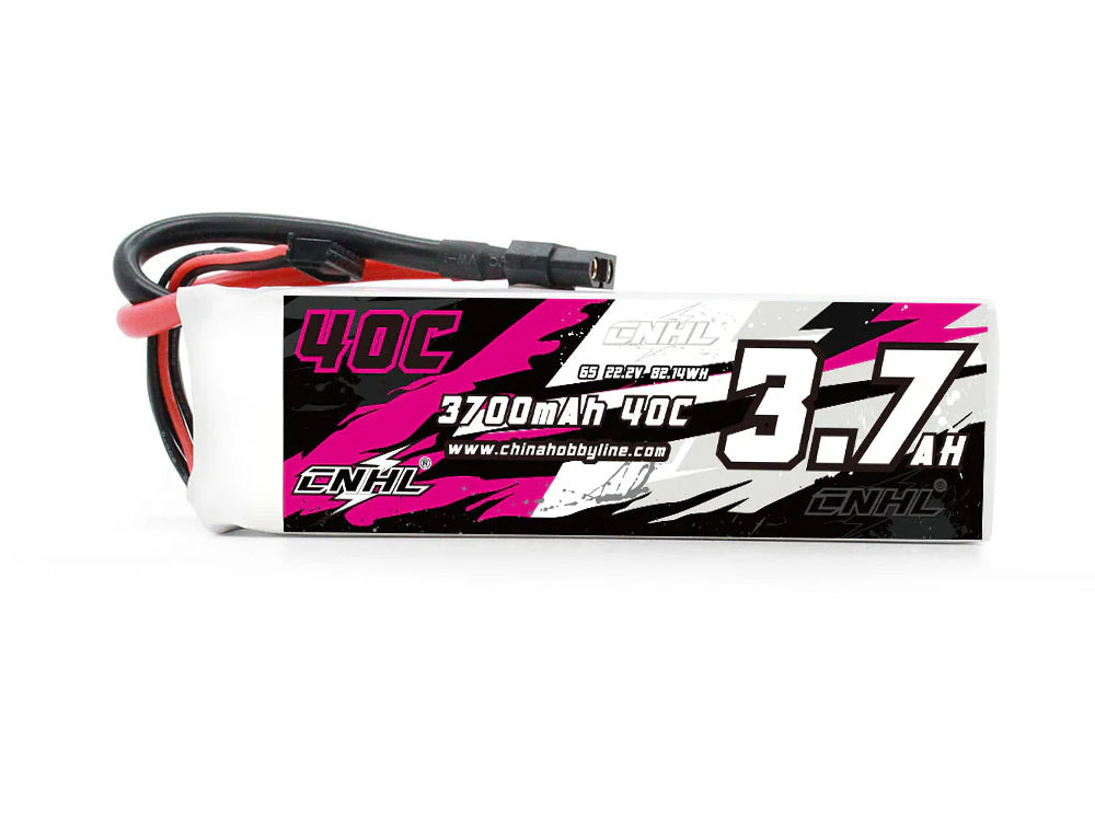 CNHL 6S リポバッテリー 2700mAh/3700mAh 22.2V 40C 大容量 高放電 RC用 ラジコン バッテリー XT60プラグ付き