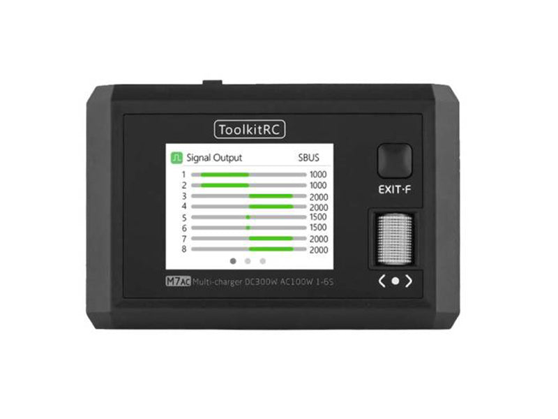 ToolkitRC M7AC 100W AC/300W DC 15A 2-6S 多機能 AC スマートバランス充電器