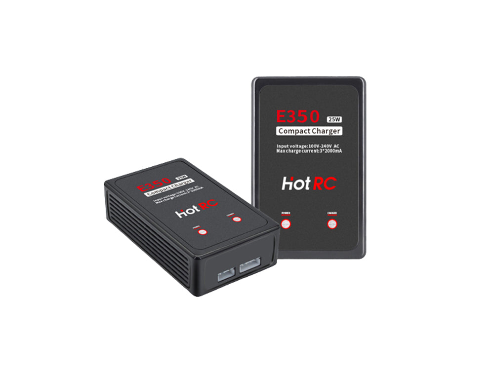 HOTRC E350 リポバッテリー充電器 2S 3S 7.4V 11.1V高速バランスチャージャー