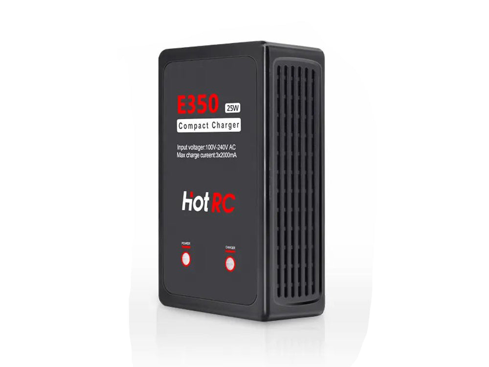 HOTRC E350 リポバッテリー充電器 2S 3S 7.4V 11.1V高速バランスチャージャー