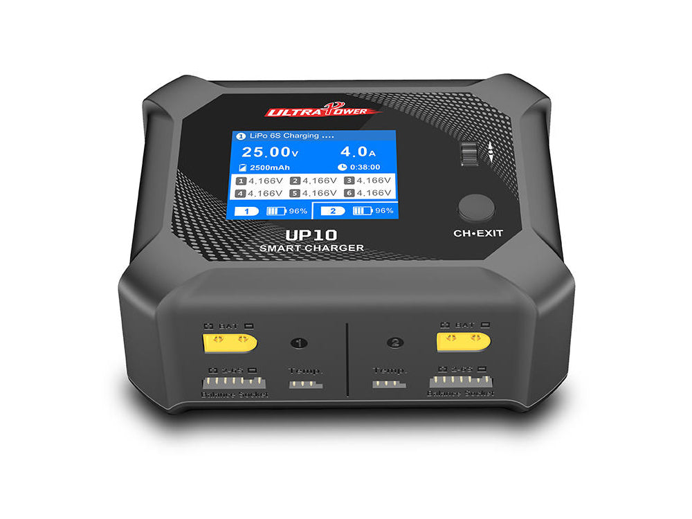Ultra Power UP10 RC用充電器 | 2X100W 10A AC/DCチャージャー
