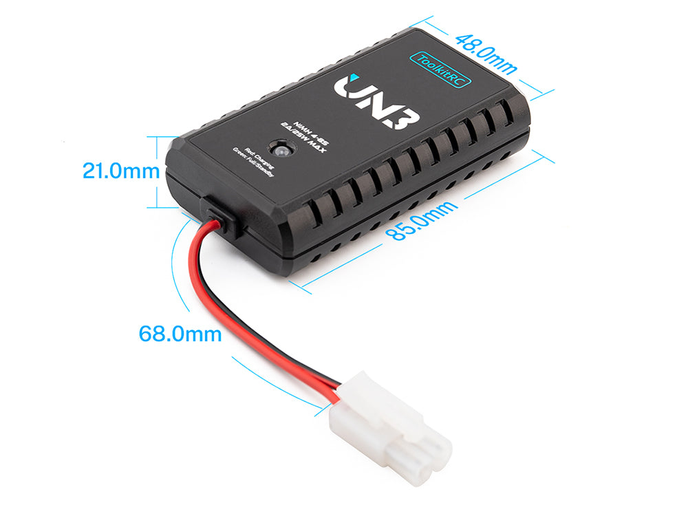 ToolkitRC UN3 NiMH 4~8Sニッケル水素充電器 20W USB-C入力