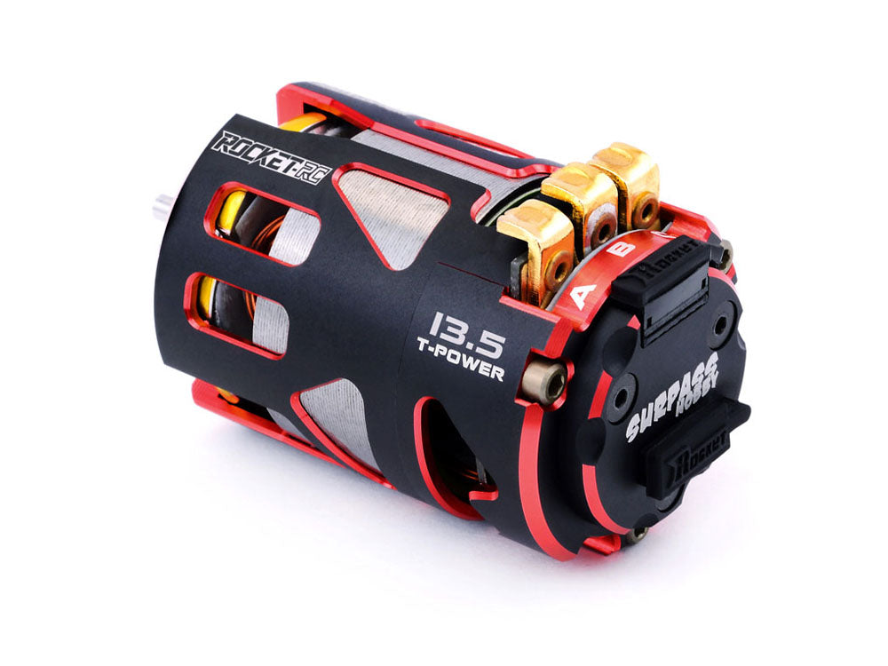 SURPASS HOBBY ROCKET 540 V4S センサー付きブラシレスモーター|1/10ラジコンカー競技用 ・STOCK SPEC仕様 |10.5T〜21.5T 選択可能