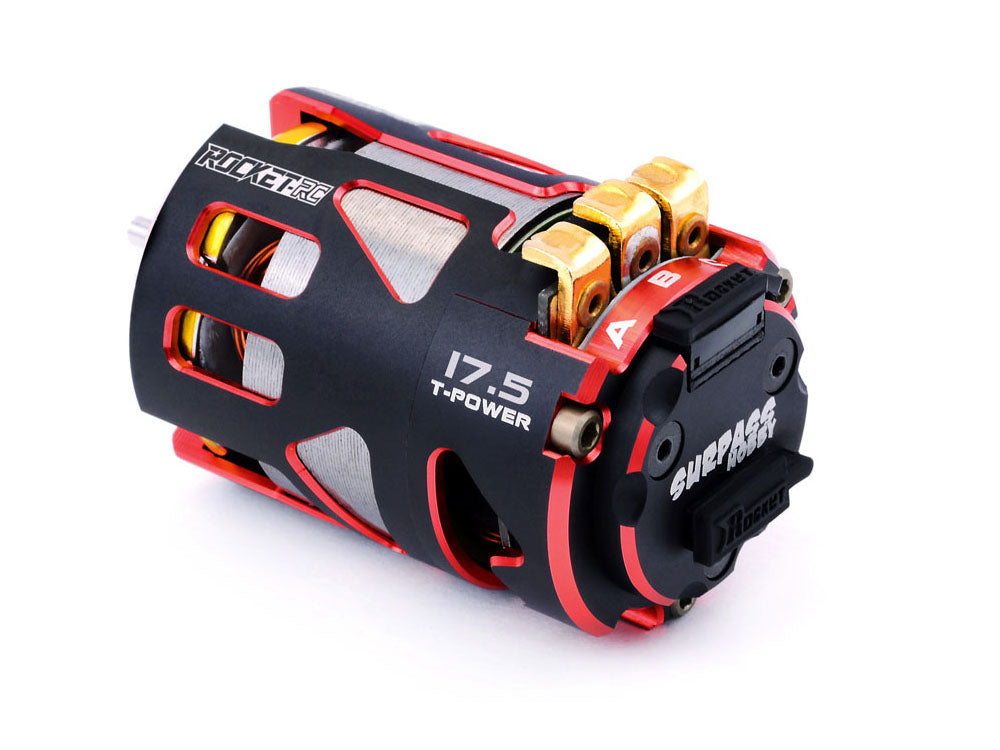 SURPASS HOBBY ROCKET 540 V4S センサー付きブラシレスモーター|1/10ラジコンカー競技用 ・STOCK SPEC仕様 |10.5T〜21.5T 選択可能